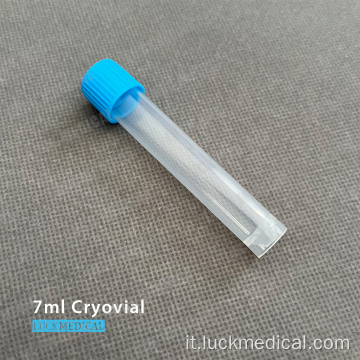 Cryovial 7 ml di auto-eccezionale con capitalizzazione